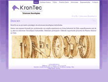 Tablet Screenshot of krontec.cl